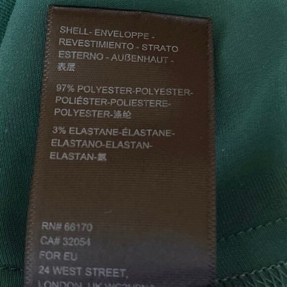 Urban Outfitters Green Silk Satin Spaghetti Cami Camisole Mini Slip Dress XS - Picture 7 of 7